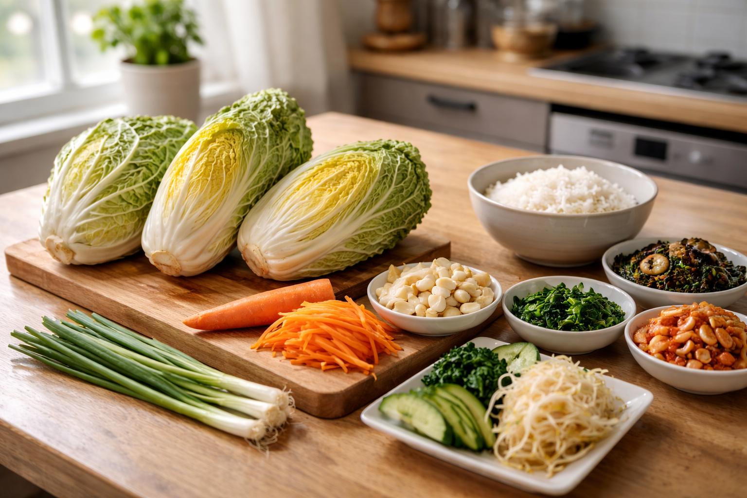 봄동 비빔밥 5분 만에 완성하는 법