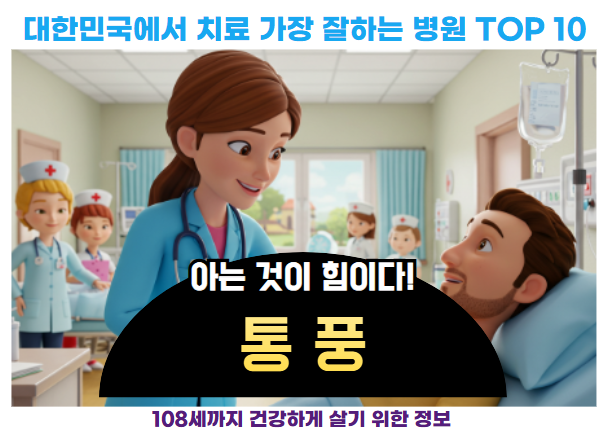 대한민국에서 통풍 치료 가장 잘하는 병원 TOP10, 질병코드