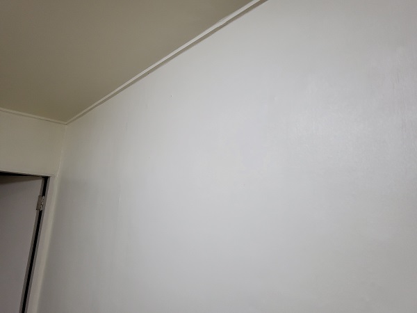 2차 도장 후 벽면