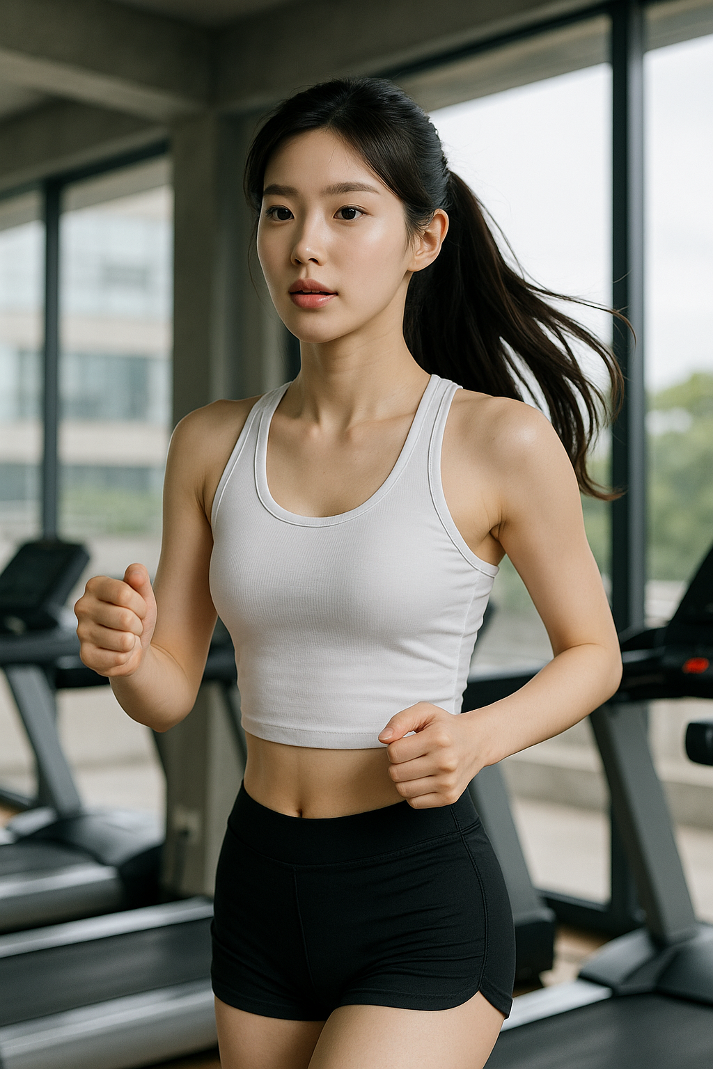 유산소 운동을 하는 사람