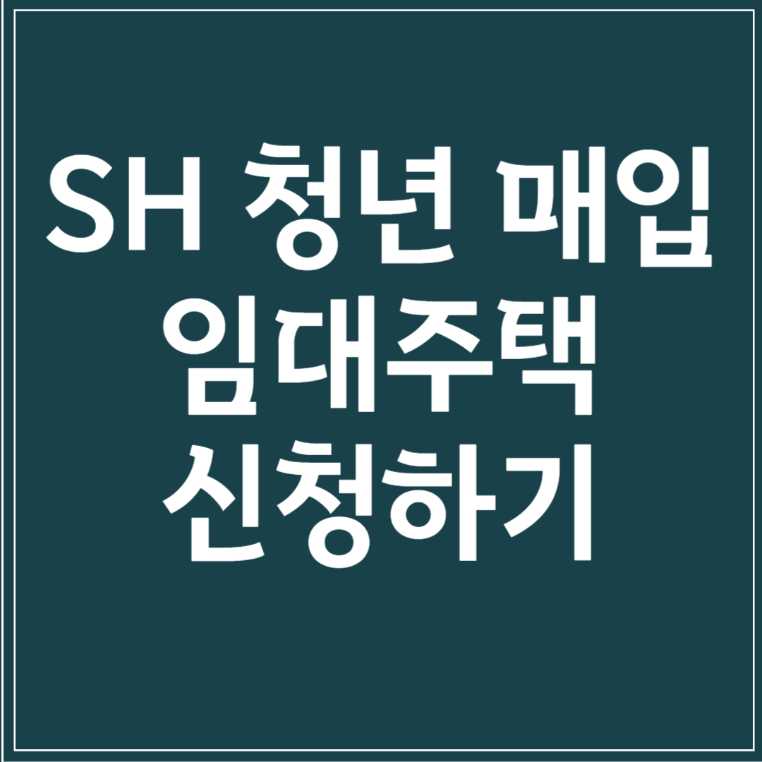 SH 청년 매입 임대주택 신청