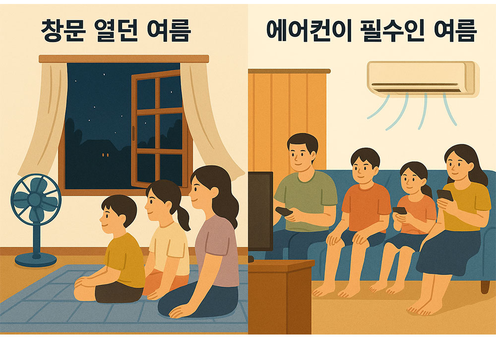 AI가 만들어준 여름 밤 풍경