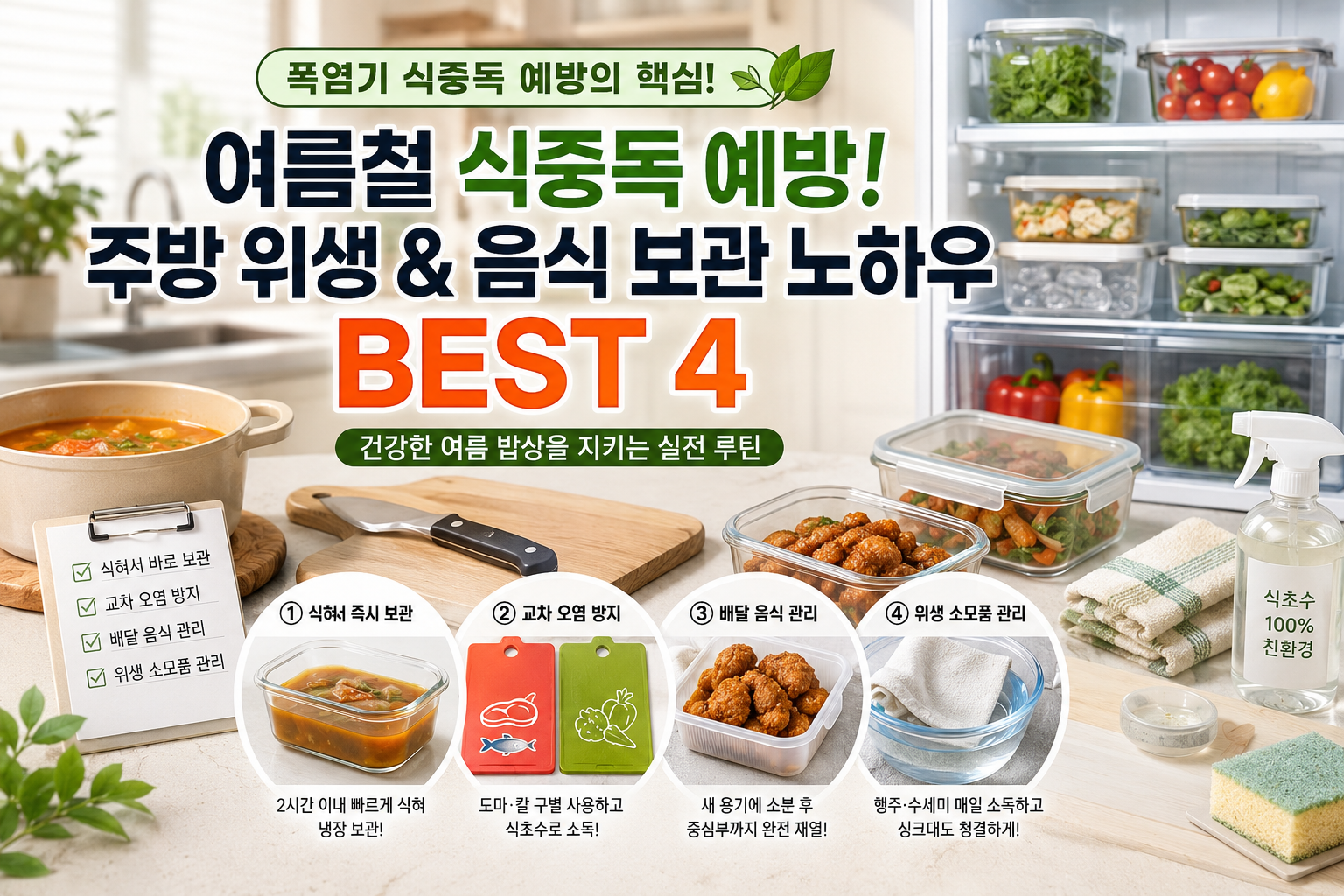 여름철식중독예방방법