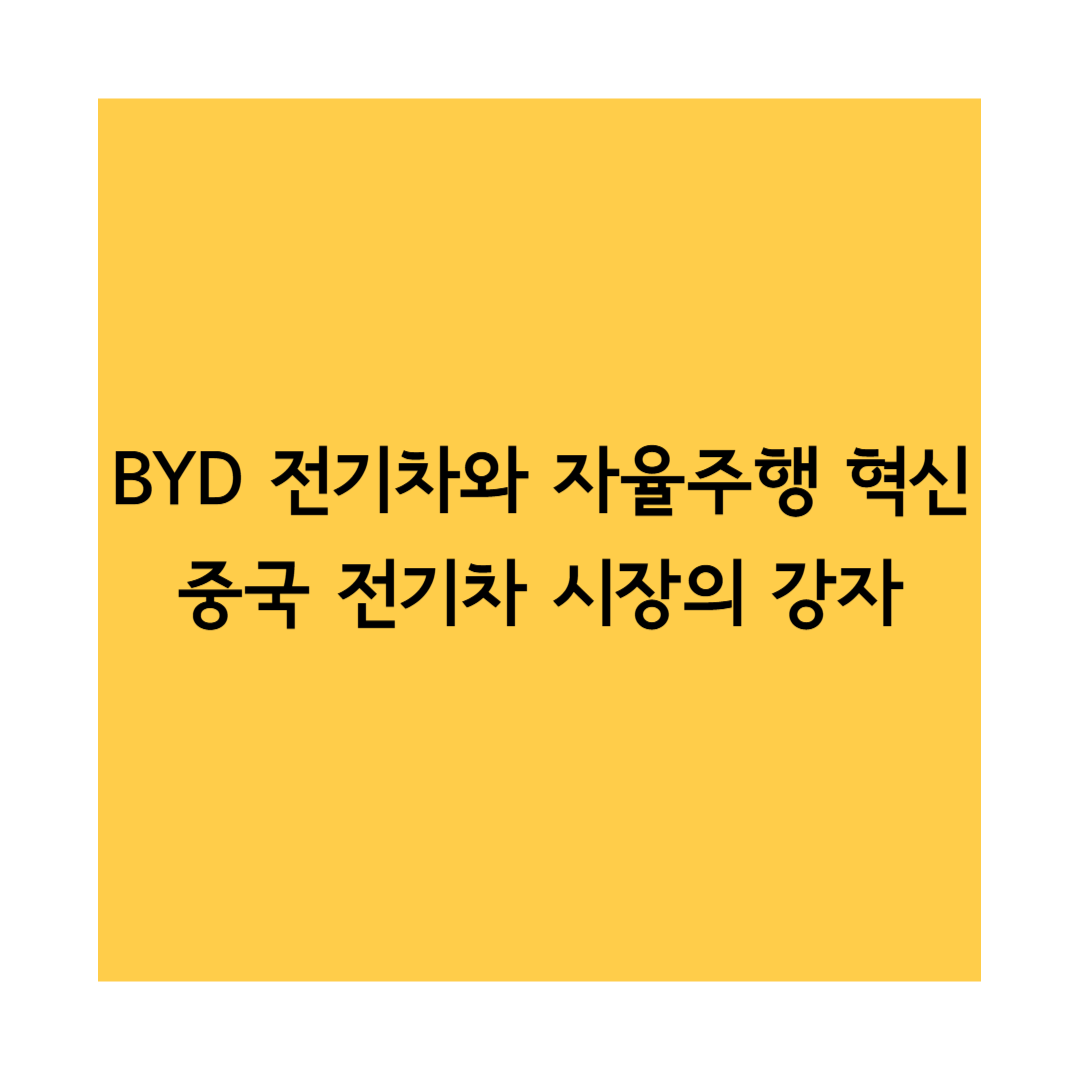 BYD전기차 썸네일