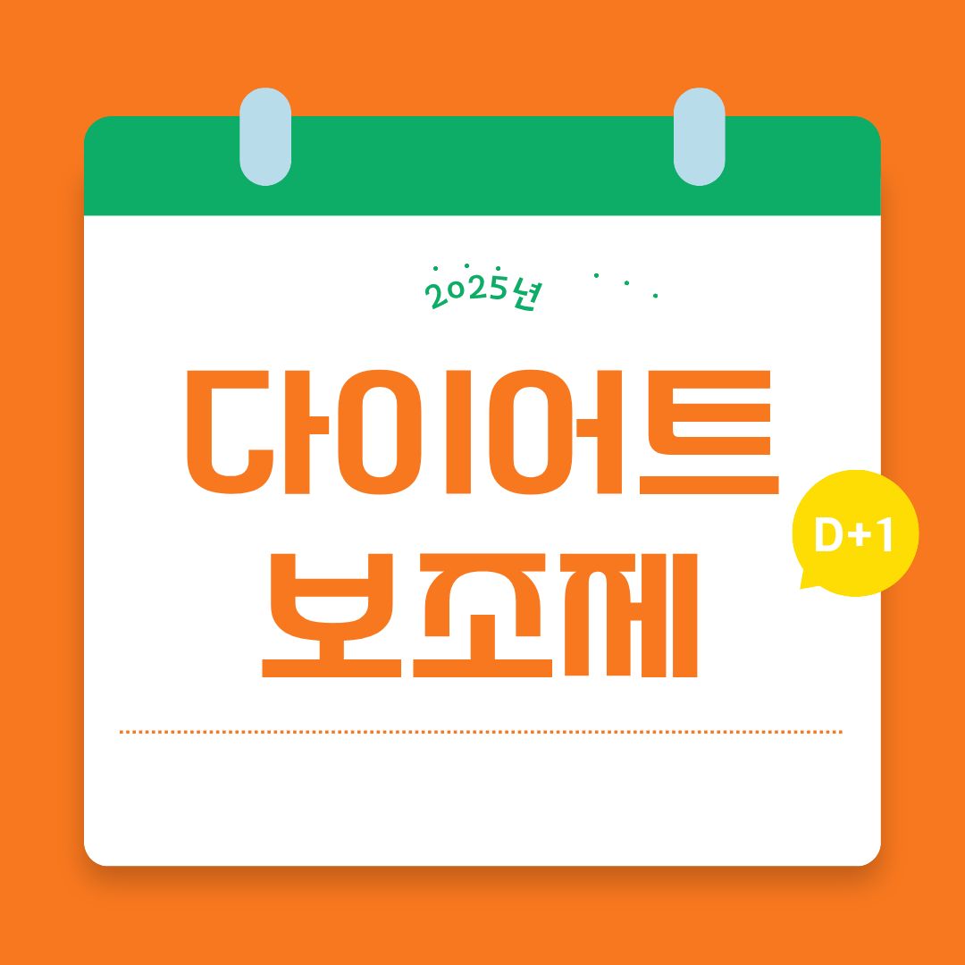 2025년 다이어트 보조제 추천