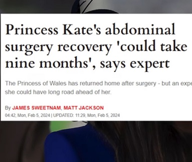 케이트미들턴-병원-수술설