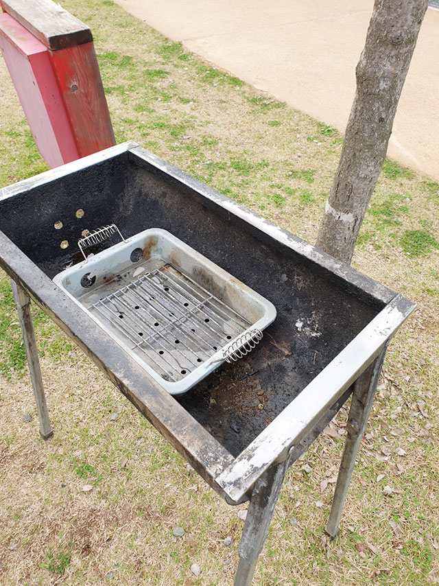 왕송호수 캠핑장 숯그릴