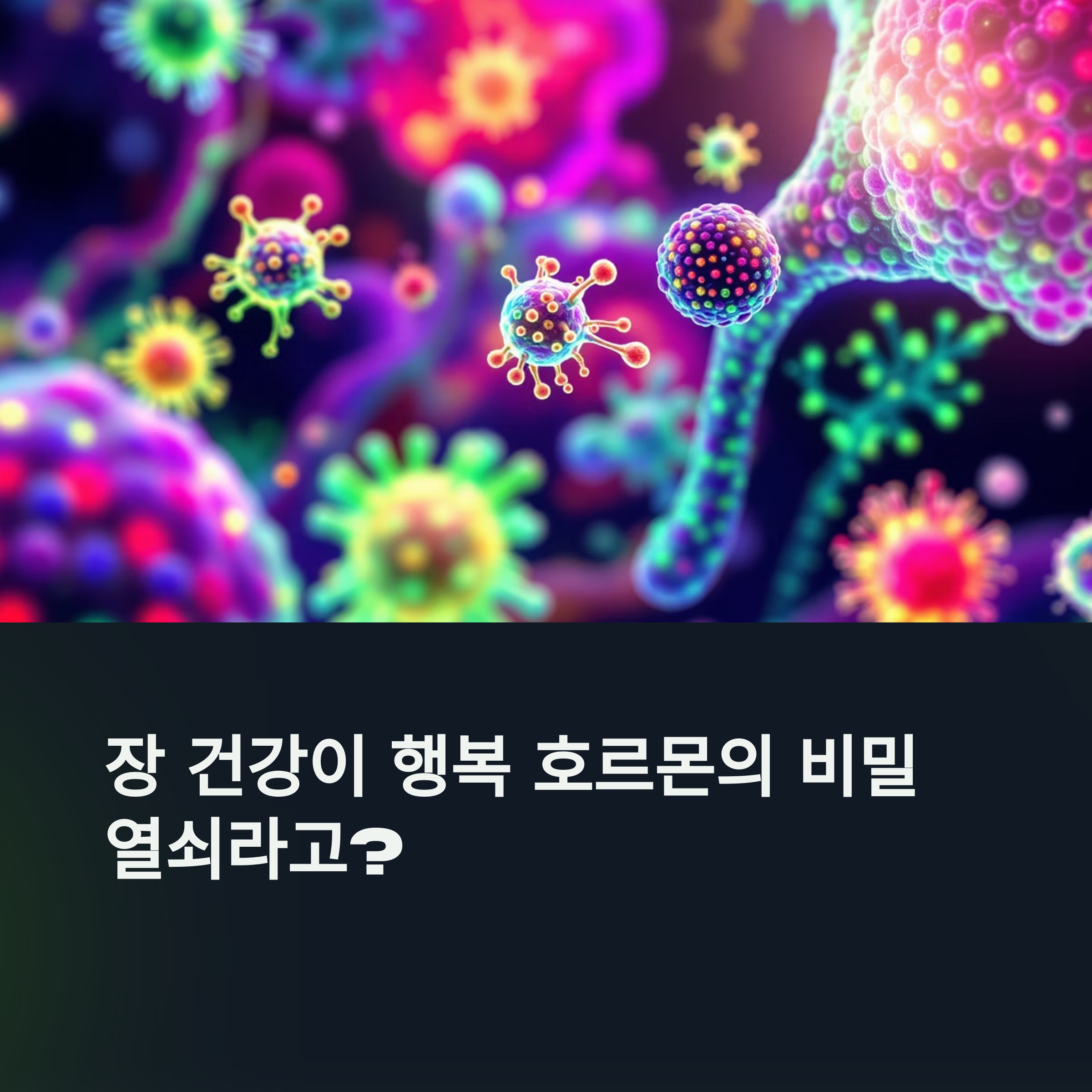 장 건강으로 되찾는 마음의 평화