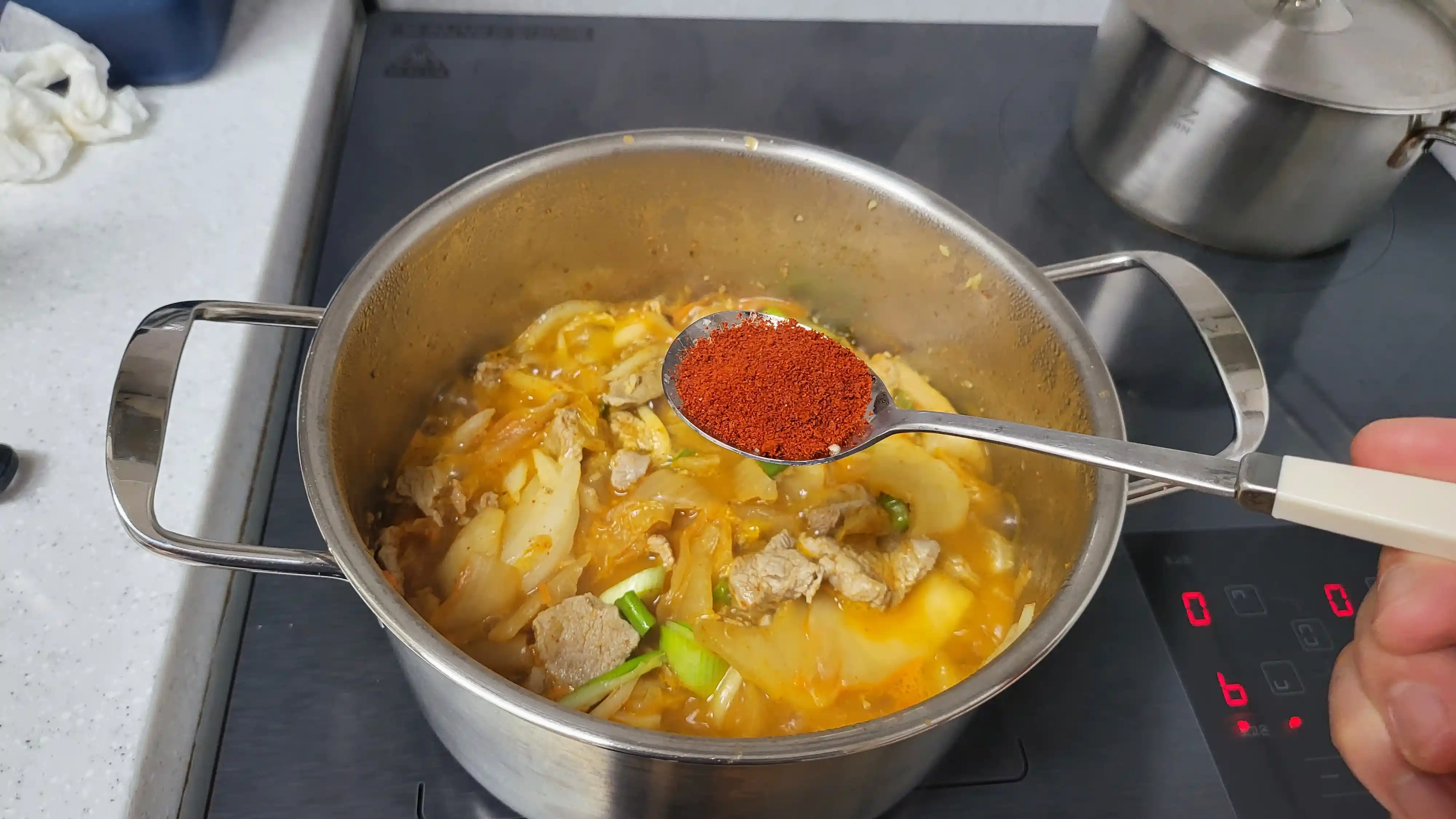 김치찌개 끓이기