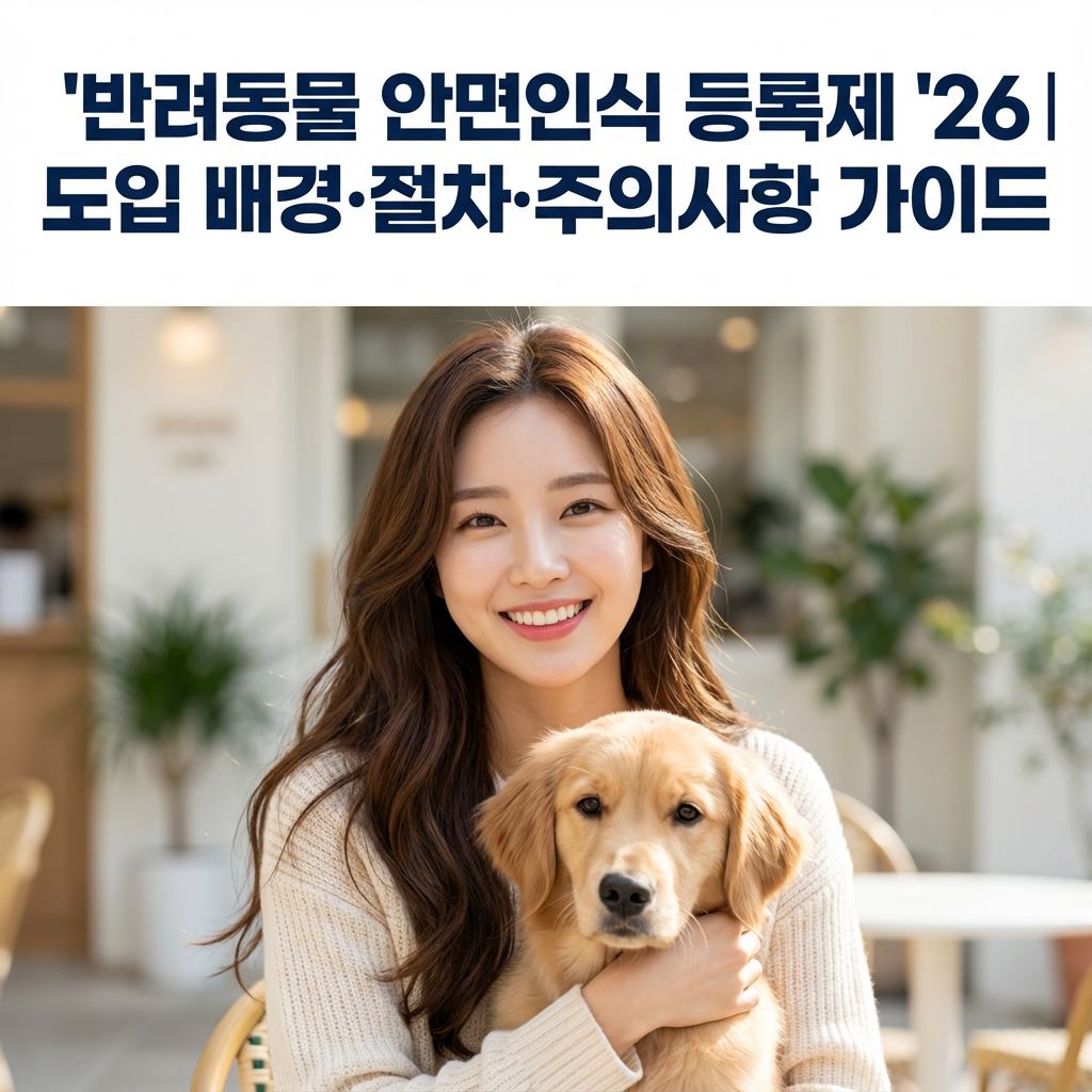 반려동물 안면인식 등록제 ’26 | 도입 배경·절차·주의사항 가이드
