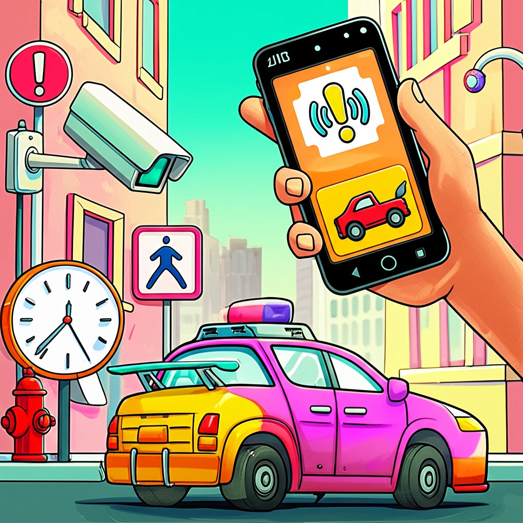 주정차 단속 알림 서비스 신청으로 과..