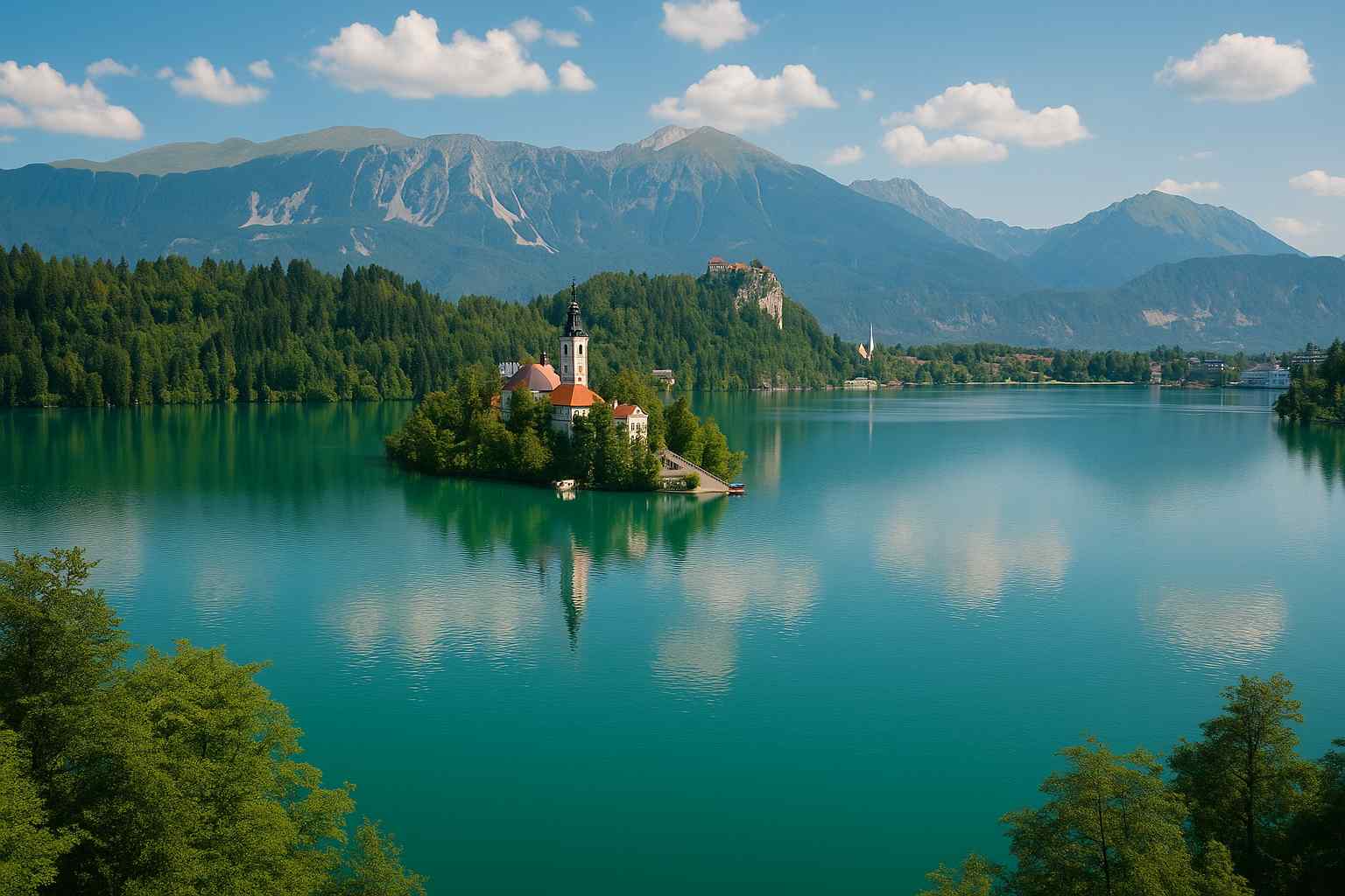 슬로베니아 블레드호수