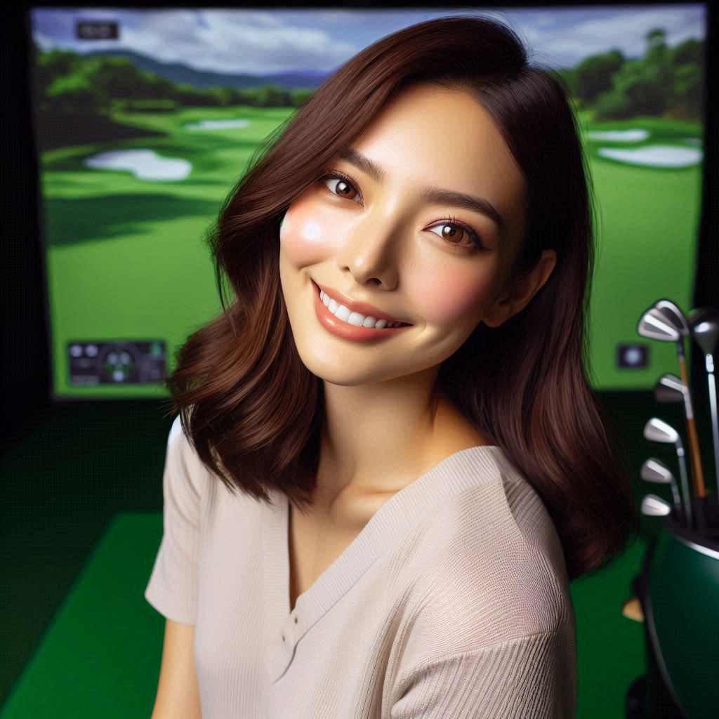 스크린골프장 배경