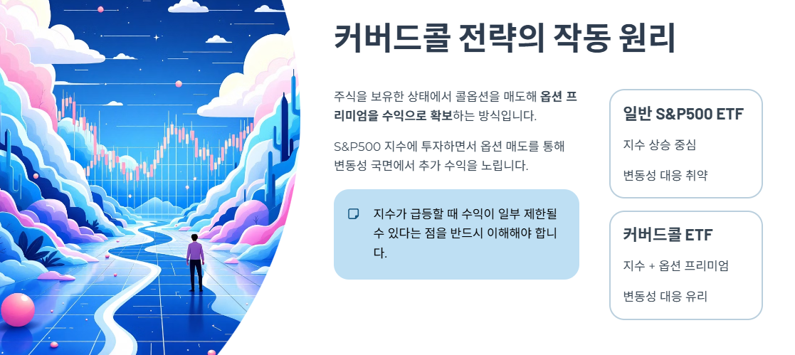 S&amp;P500과 커버드콜 전략의 결합