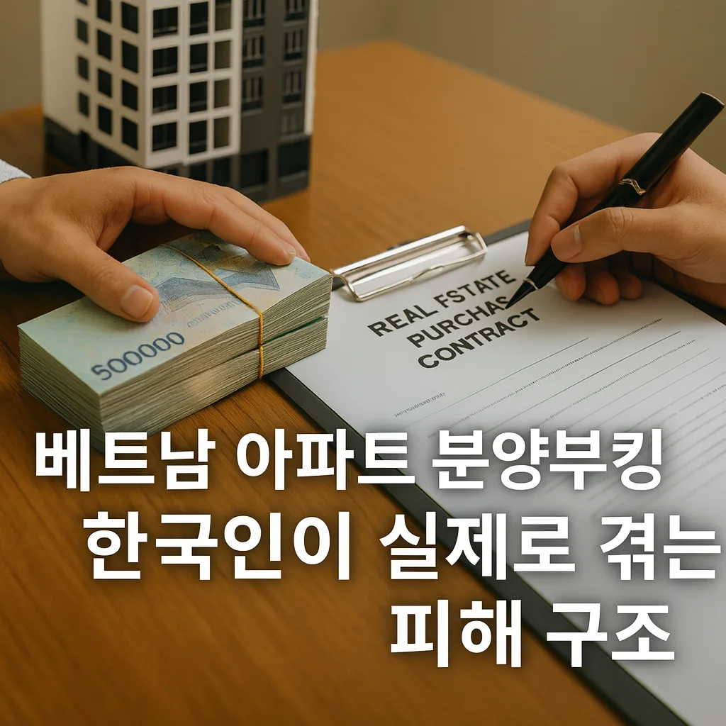 베트남 아파트 분양 부킹 과정에서 한국 투자자가 겪는 위험 상황