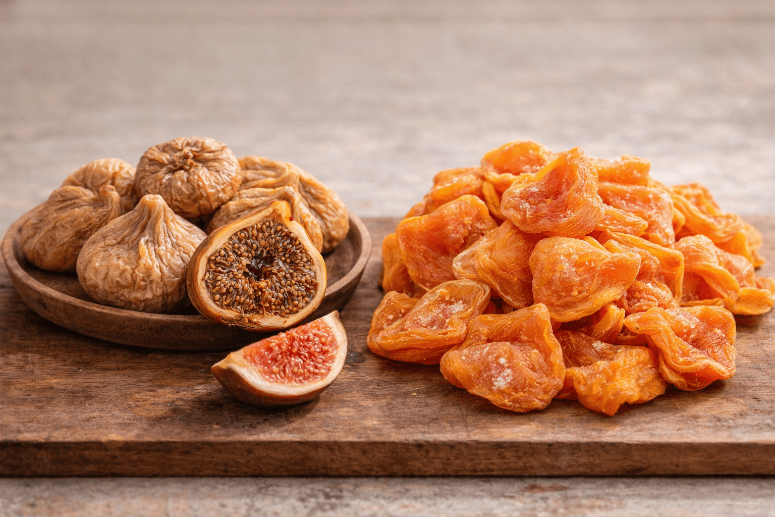 무화과 vs 감말랭이 (건조과일 간식 비교)