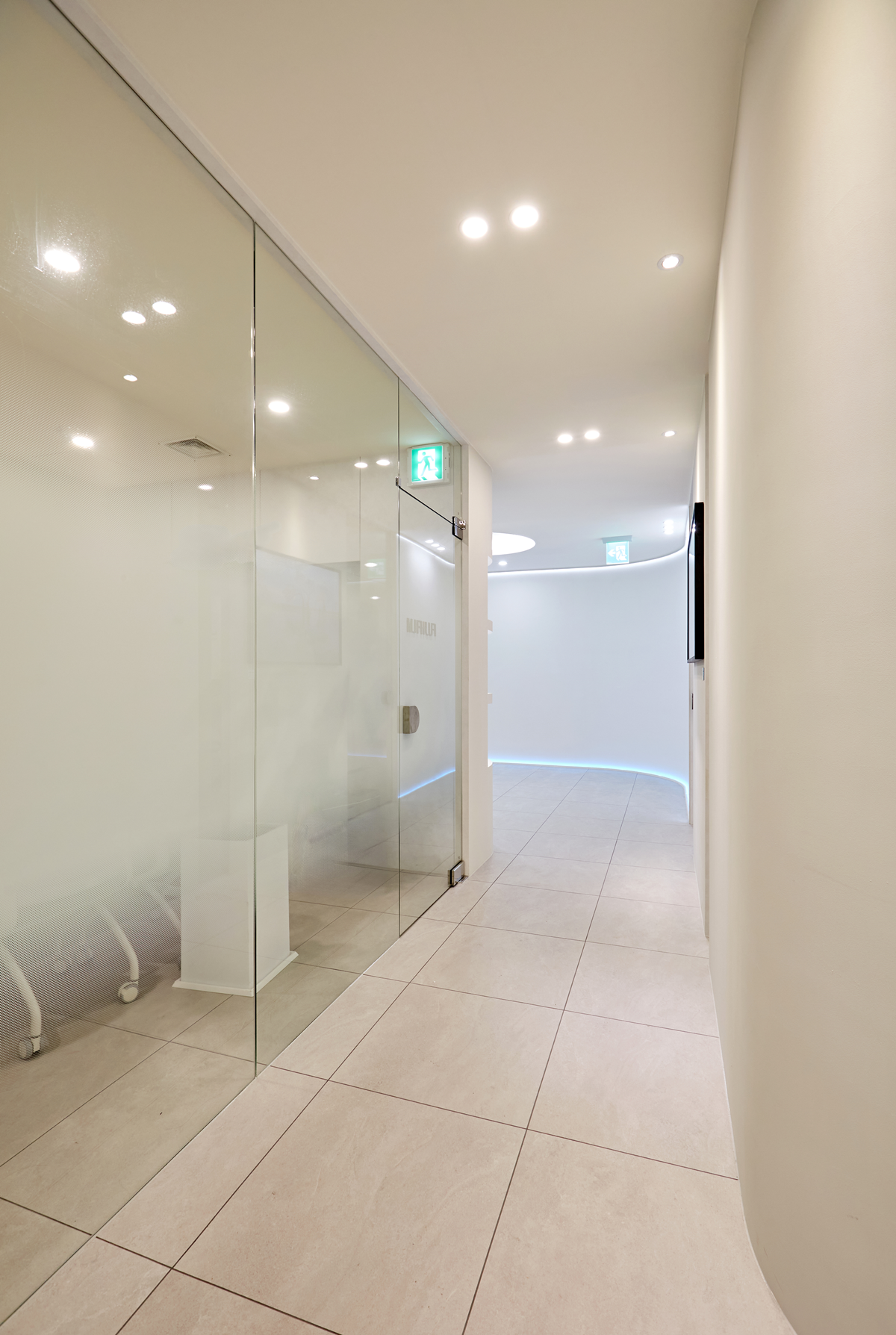 사무실유리문가벽레이아웃