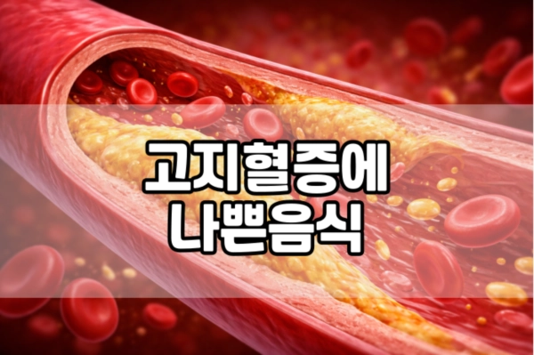고지혈증에 나쁜 음식