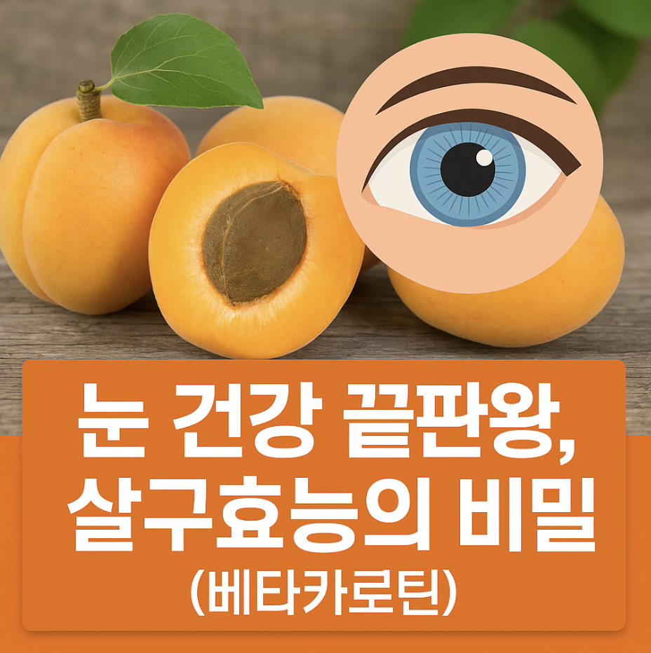 눈 건강 끝판왕, 살구효능의 비밀 (베타카로틴)