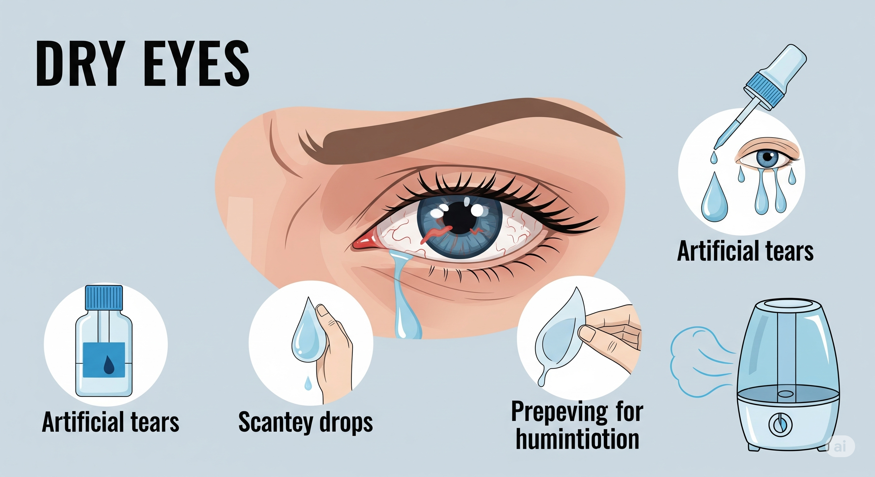 안구건조증에 관한 사진