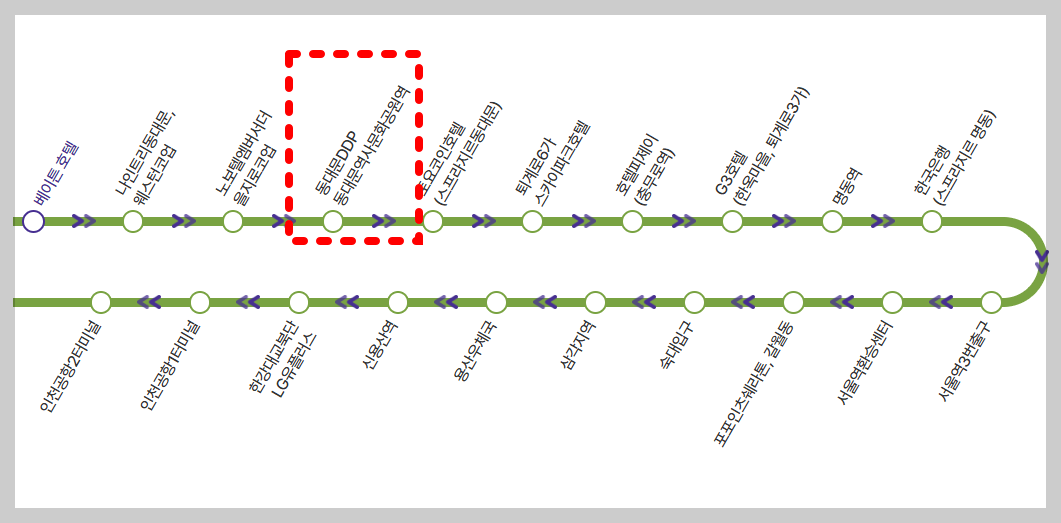 인천공항 리무진-시간표-노선도