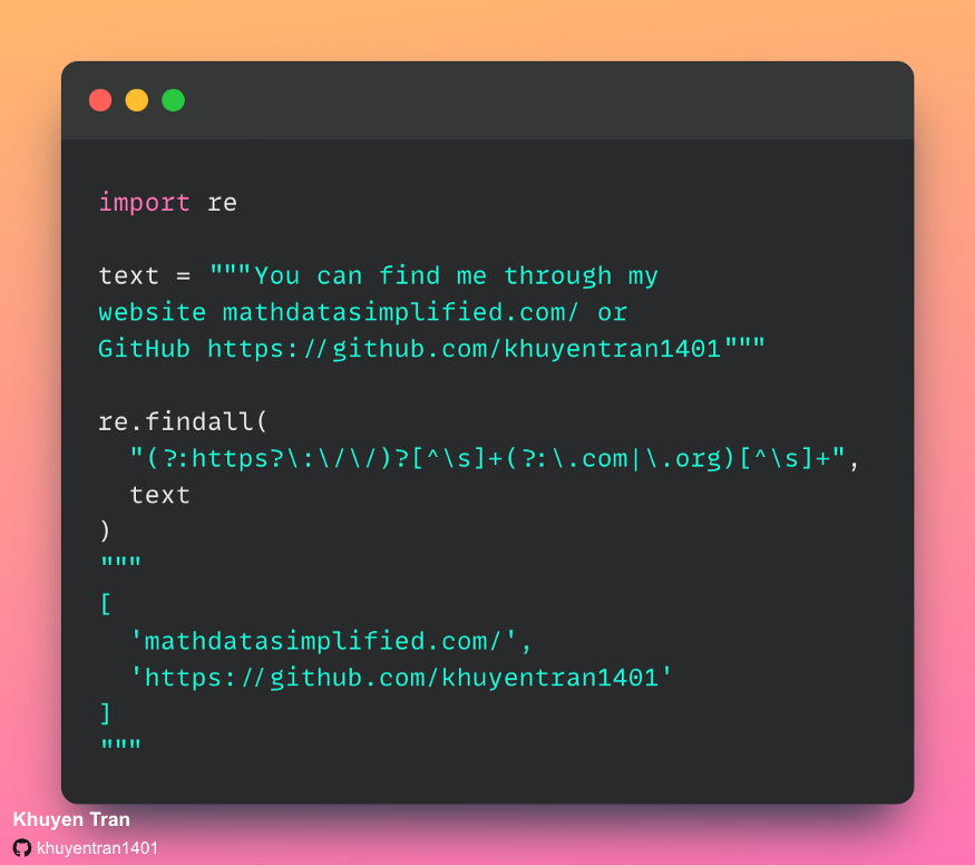 Python) pregex 로 편하게 정규 표현식 사용하기