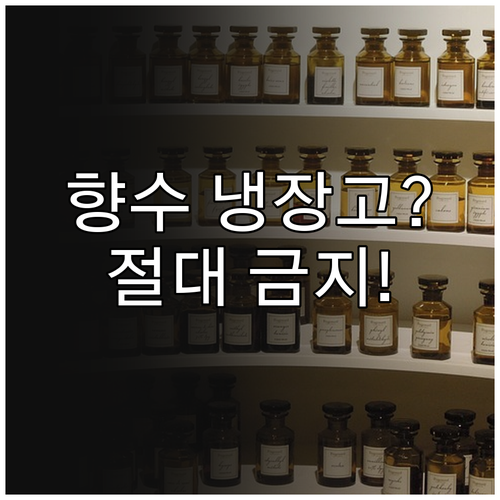 향수 냉장고 보관 위험성과 올바른 관..