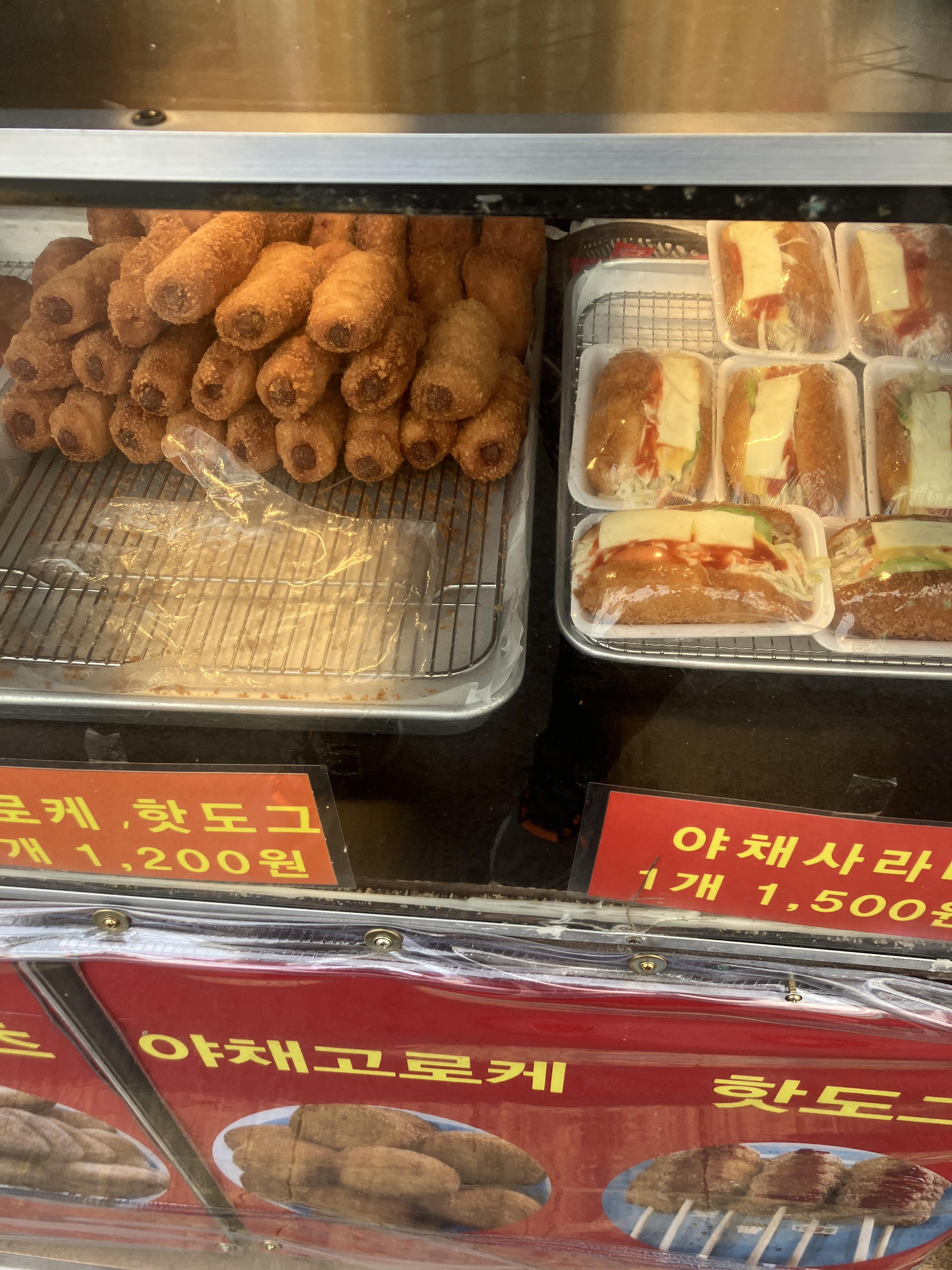 부평시장 도너츠전문점 메뉴