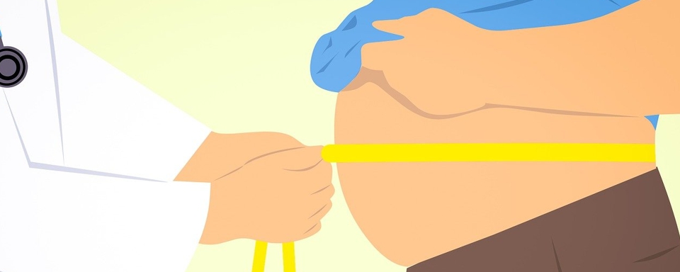 내장지방이 많은 남성 사진