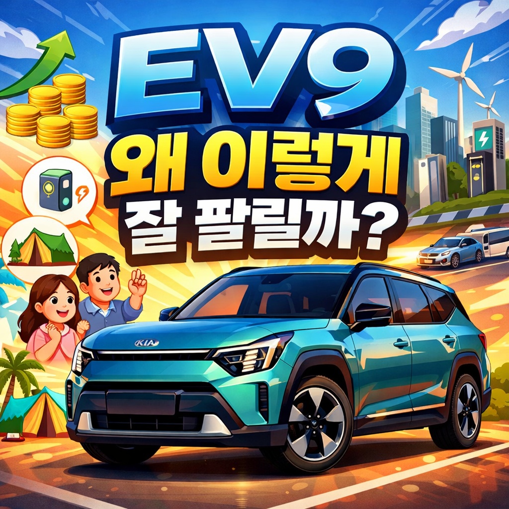 기아 EV9 글로벌 흥행 이유 6가지
