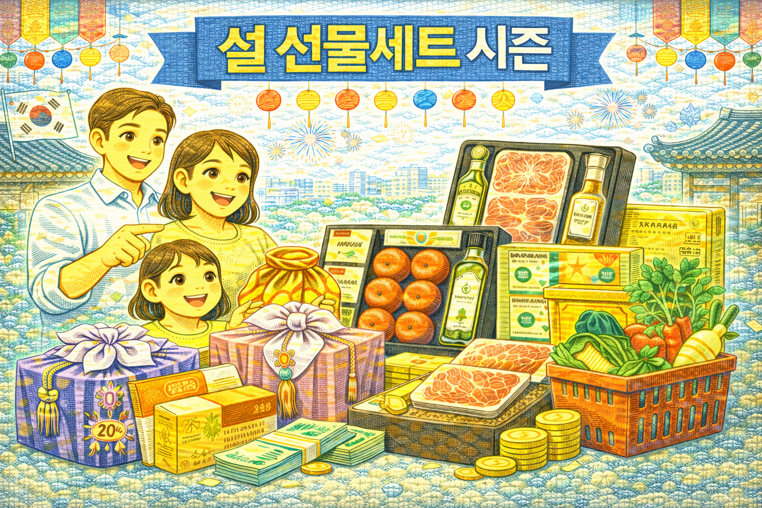설 선물 관련 사진첨부