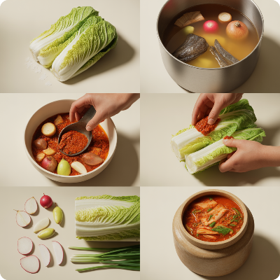 김장김치 맛있게 담는 법 이미지
