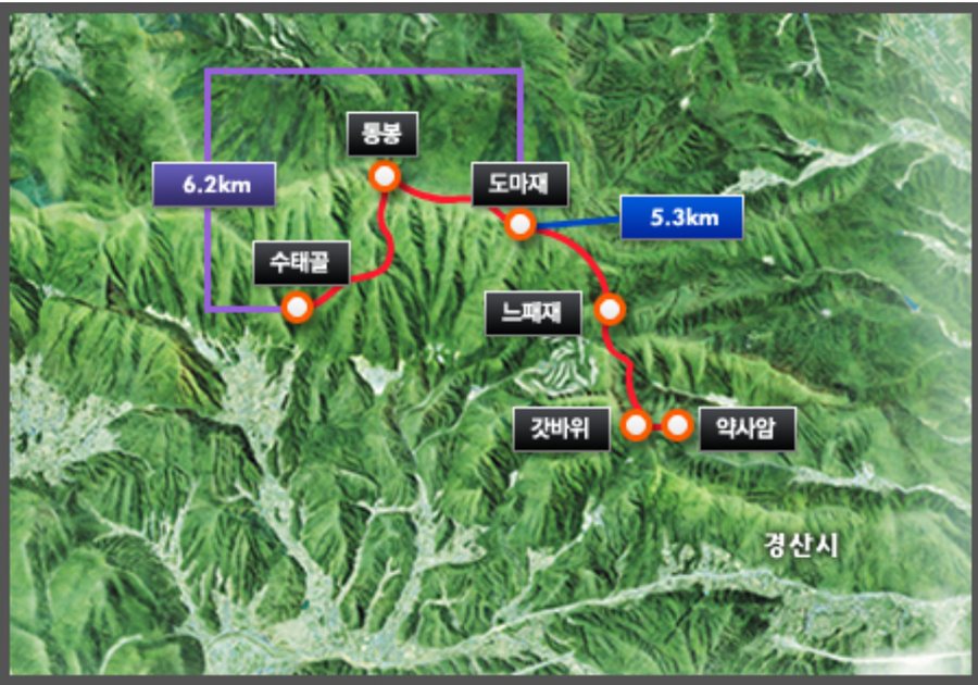 팔공산 등산코스