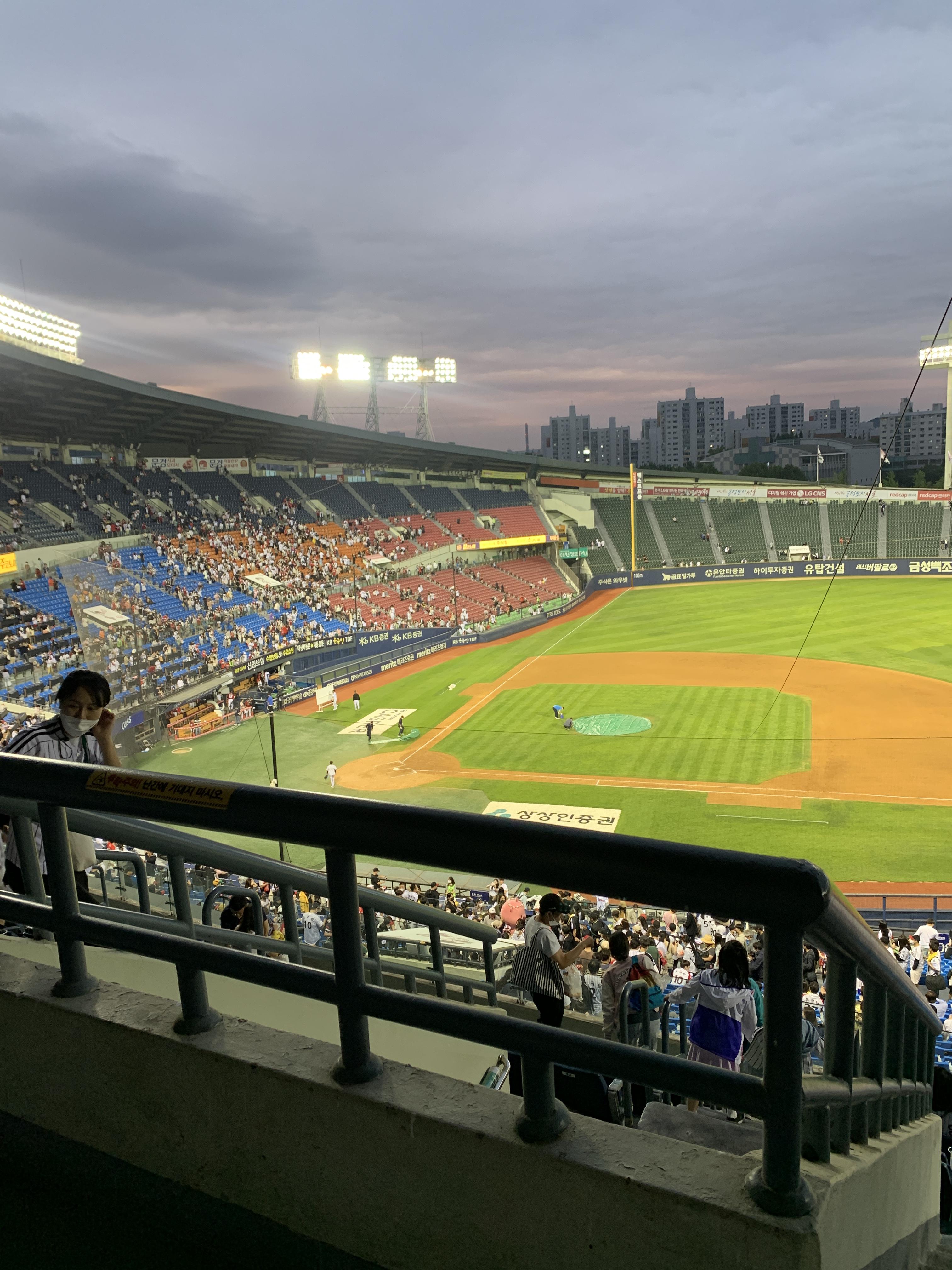 잠실야구장 310블록 10열 좌석 정보