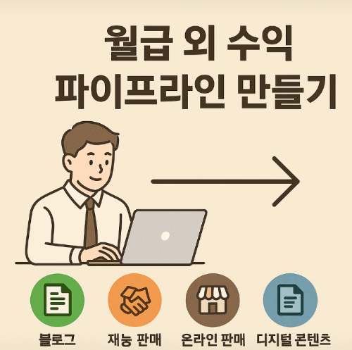 월급 외 수익 파이프라인 만들기 &ndash; 직장인 돈벌기 프로젝트