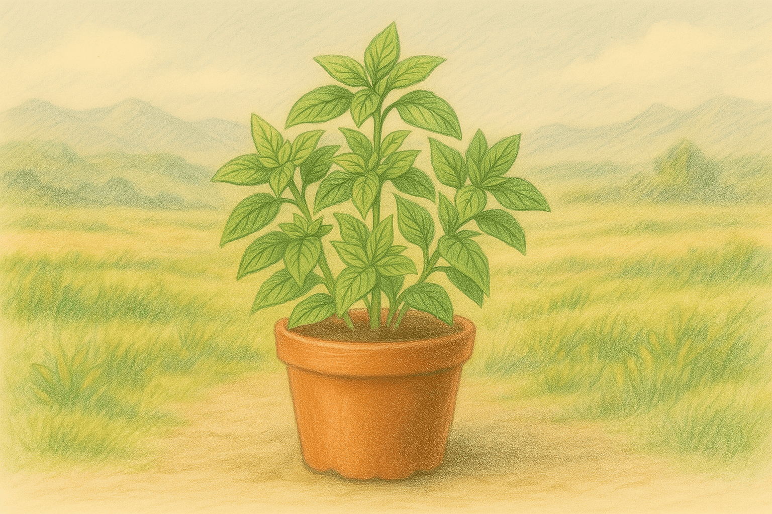 바질 수확 시기