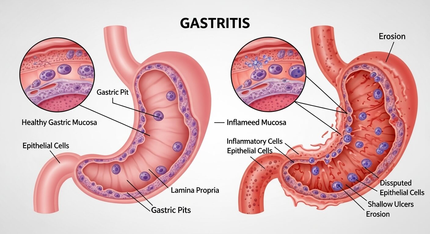 위축성 위염 증상