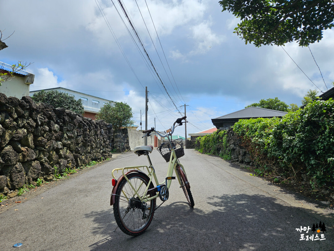 종달리다 골목 자전거