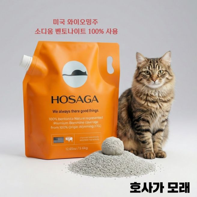 먼지없는 고양이모래
