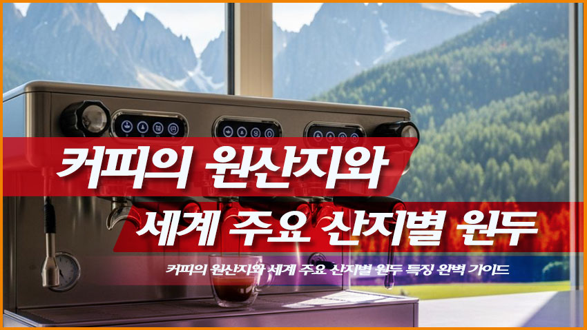 커피의 원산지와 세계 주요 산지별 원두 특징 완벽 가이드