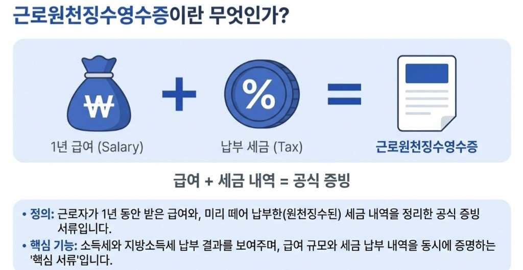 근로원천징수영수증-사진1