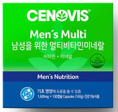 세노비스 남성용 멀티비타민미네랄&#44; 100정&#44; 1개