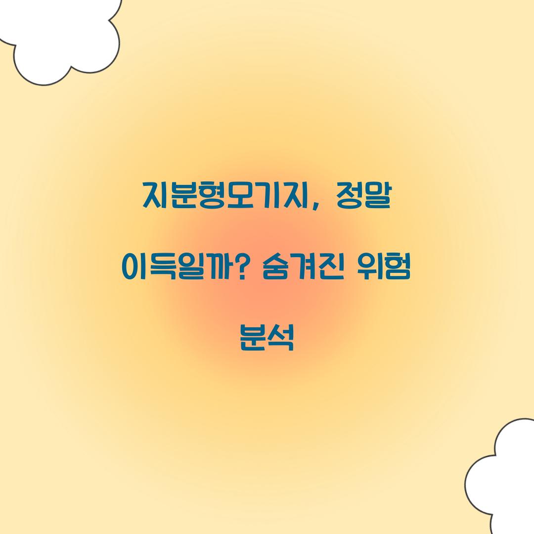 지분형모기지