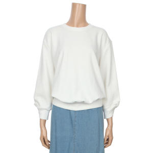 BNX 소매 핀턱 벌룬 맨투맨 티셔츠 BU2TS053M0