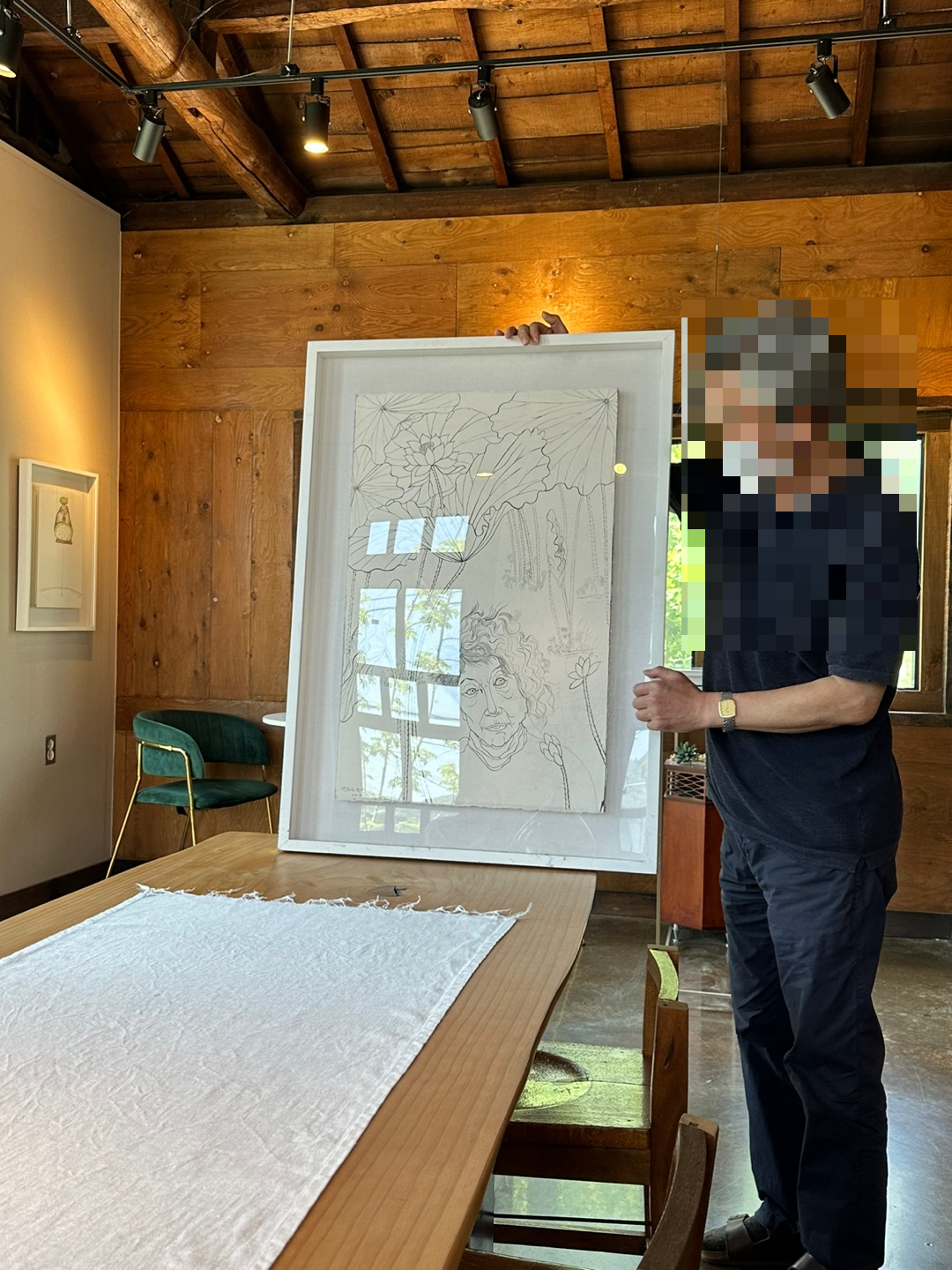 예술가의 정원 윤석남 작업