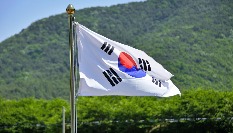 대한민국 국기의 모습