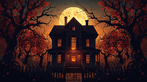 할로윈 집입니다.