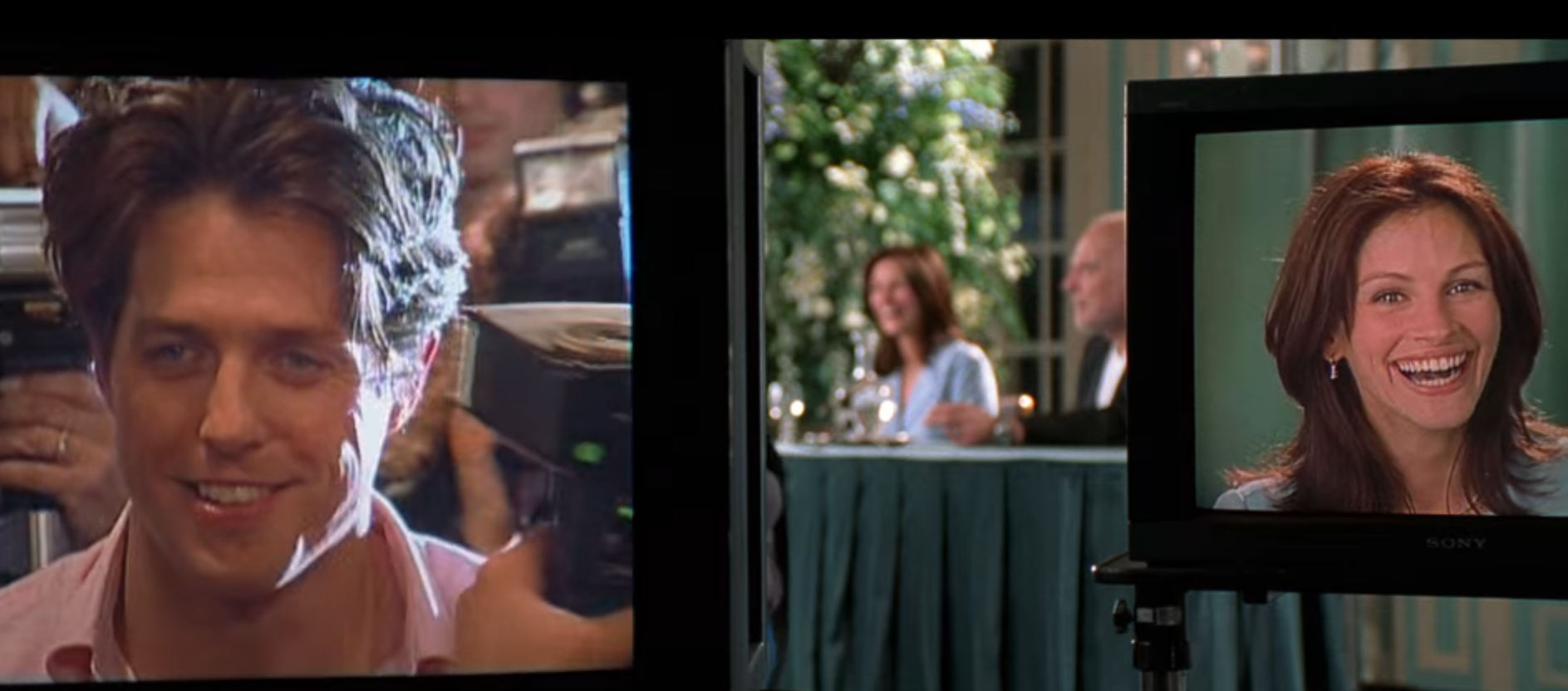 윌리엄 태커와 안나 스콧, 휴그랜트와 쥴리아 로버츠가 맡아 연기한 영국 최고의 흥행작 노팅힐의 하이라이트 장면