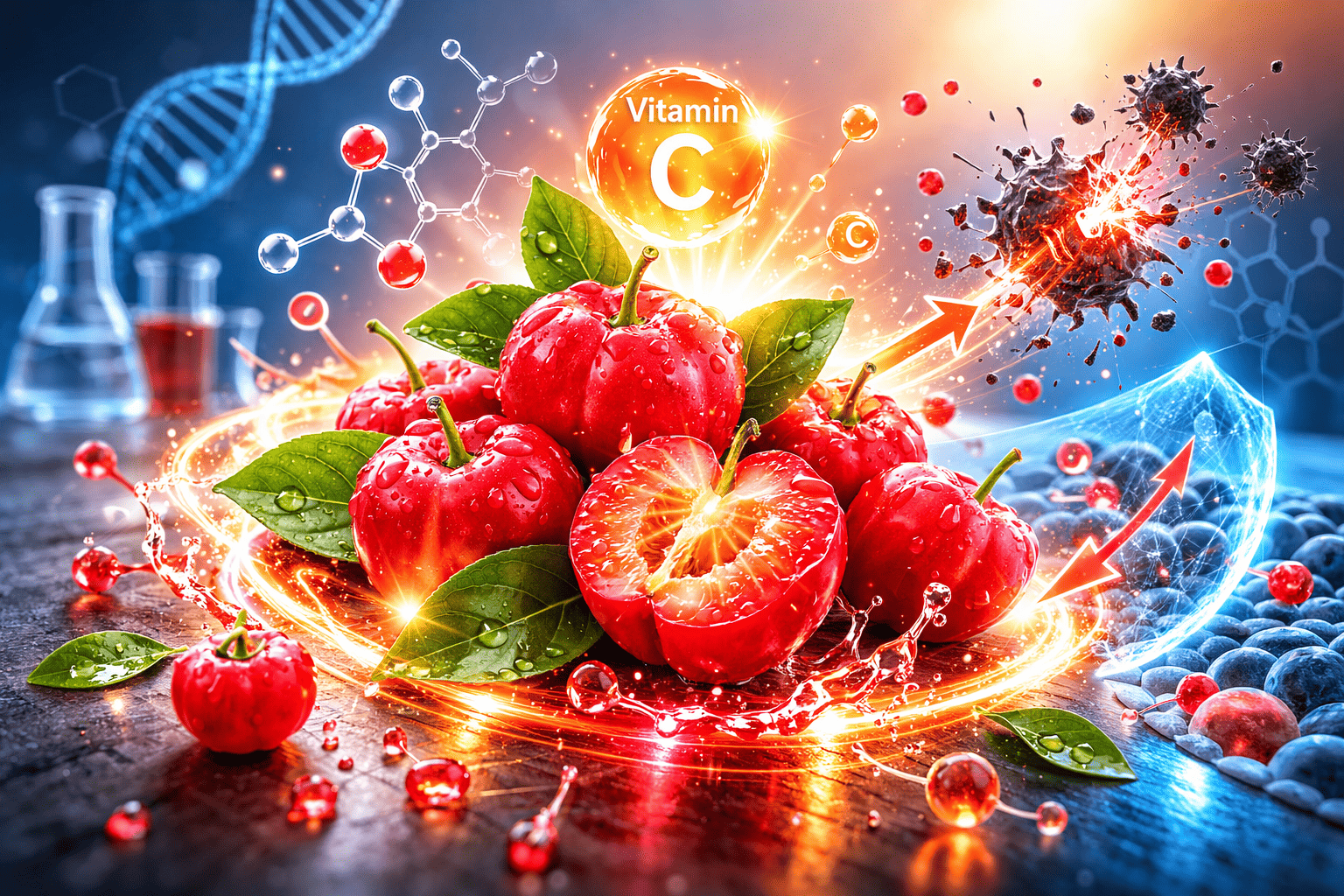 아세로라의 건강효과와 항산화 작용