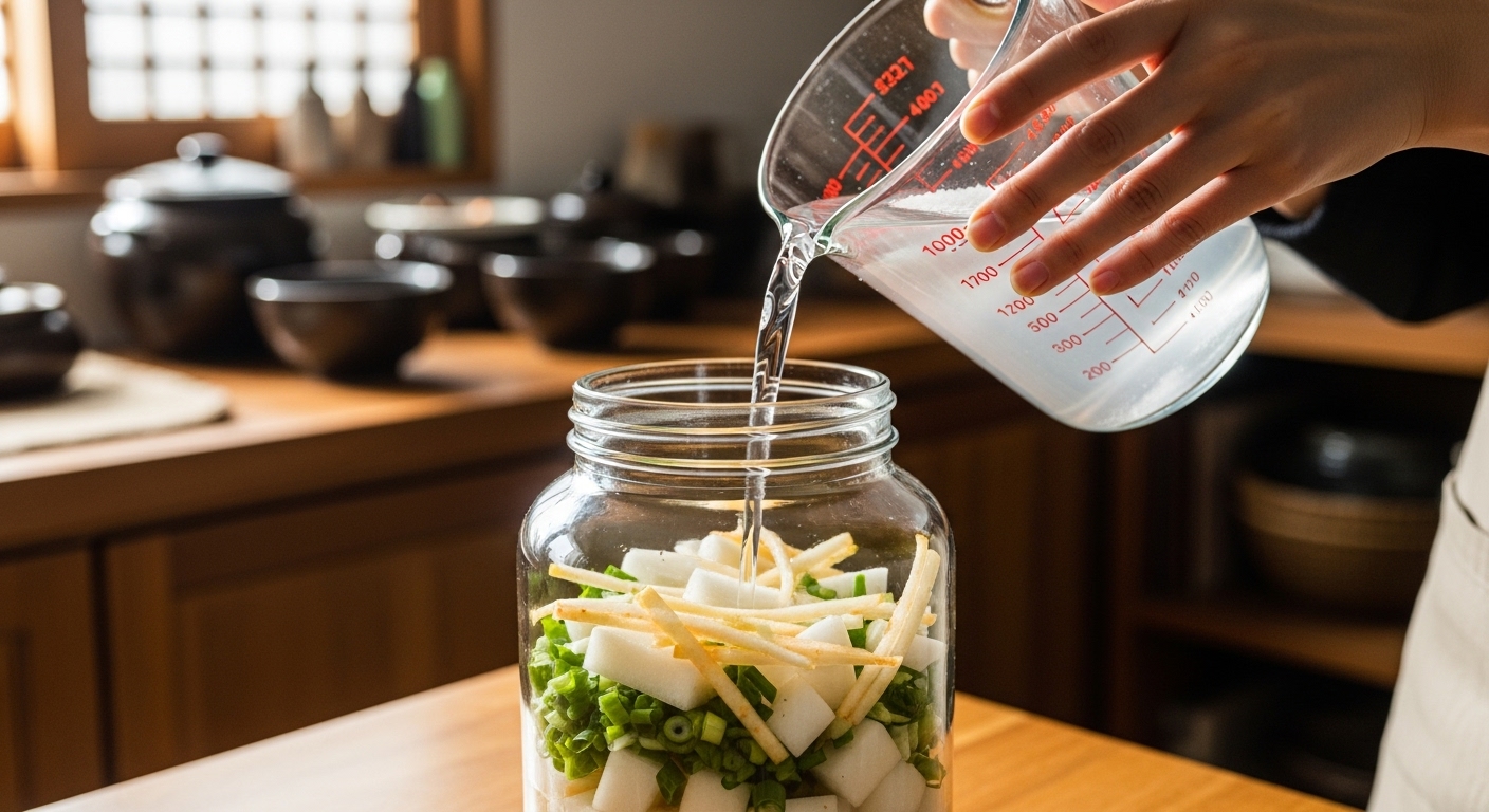 동치미 맛있게 담는법